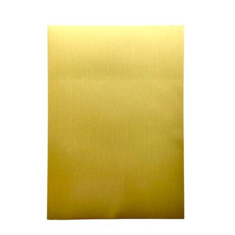 Paper Favourites Mirror Card Matte A4 Honey Gold (5pcs) (PFSS004)