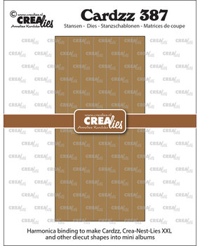Crealies Cardzz Dies Harmonica Binding to Make Die Cuts (like CLCZ, CLNestXXL etc.) into mini albums(CLCZ387)