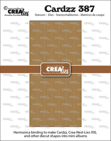 Crealies Cardzz Stansen Maak Gestanste Vormen tot Mini Albums (Harmonica) (CLCZ387)