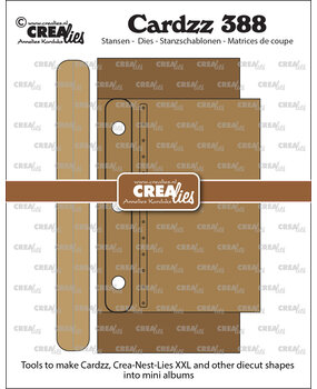 Crealies Cardzz Stansen Maak Gestanste Vormen tot Mini Albums (3pcs) (CLCZ388)