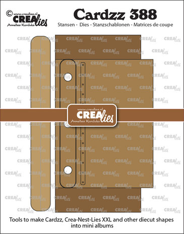 Crealies Cardzz Stansen Maak Gestanste Vormen tot Mini Albums (3pcs) (CLCZ388)