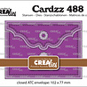Crealies Cardzz Stansen ATC Envelop Horizontaal (CLCZ488)