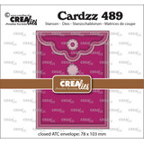 Crealies Cardzz Stansen ATC Envelop Verticaal (CLCZ489)