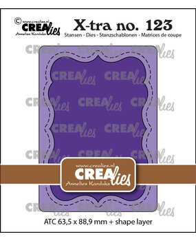 Crealies X-tra Stansen ATC Vorm B (CLXtra123) (DISCONTINUED)
