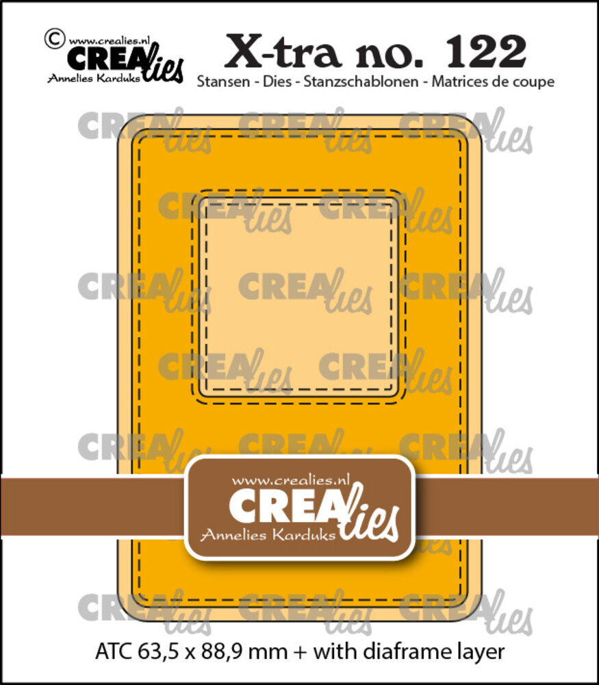 Crealies X-tra Stansen ATC Diaraam (CLXtra122)