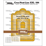 Crealies Crea-Nest-Lies XXL Dies No. 184 Panel B with Stitch (CLNestXXL184)