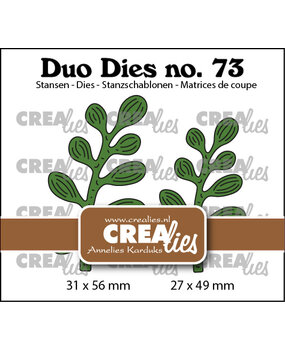 Crealies Duo Stansen No. 73 Blaadjes 20 (CLDD73)