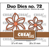 Crealies Duo Dies No. 72 Open Flowers 29 (CLDD72)
