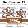 Crealies Duo Dies No. 72 Open Flowers 29 (CLDD72)