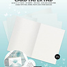 Studio Light Pre-Scored Card Paper Pad A5 White Cards (SL-CO-PP443)