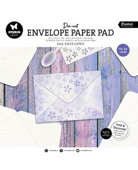 Studio Light Die-Cut Envelope Paper Pad EA6 for A6 Cards (SL-CO-DCPP439)