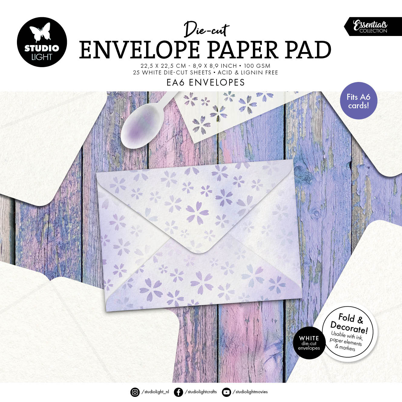 Die-Cut Envelope Paper Pad EA6 for A6 Cards (SL-CO-DCPP439 ...