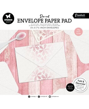 Studio Light Die-Cut Envelope Paper Pad 5,25x7,25 Inch for 5x7 Inch Cards (SL-CO-DCPP442)