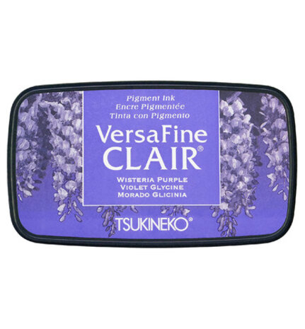 Tsukineko VersaFine Clair Inkpad Wisteria Purple (VF-CLA-105)