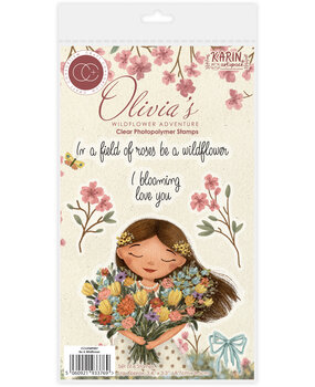 Craft Consortium Olivia's Wildflower Adventures A6 Photopolymer Stamp Set Be A Wildflower (CCLSTMP007)