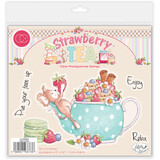 Craft Consortium Strawberry Tea A6 Photopolymer Stamp Set Relax & Enjoy (CCLSTMP005)
