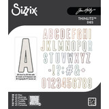 Sizzix Thinlits Die by Tim Holtz Alphanumeric Bulletin (43pcs) (666281)