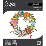 Sizzix Thinlits Die by Tim Holtz Vault Funky Floral Wreath (14pcs) (666563)