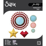 Sizzix Thinlits Die by Tim Holtz Vault Rosettes (6pcs) (666567)