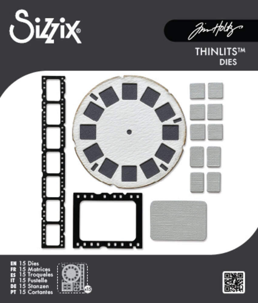 Sizzix Thinlits Die by Tim Holtz Vault Picture Show (15pcs) (666602)