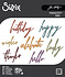 Thinlits Die by Tim Holtz Handwritten Celebrate (7pcs) (660215)