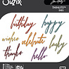 Sizzix Thinlits Die by Tim Holtz Handwritten Celebrate (7pcs) (660215)