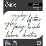 Sizzix Thinlits Die by Tim Holtz Handwritten Journey (7pcs) (660217)