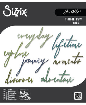 Sizzix Thinlits Die by Tim Holtz Handwritten Journey (7pcs) (660217)