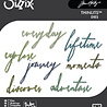 Sizzix Thinlits Die by Tim Holtz Handwritten Journey (7pcs) (660217)