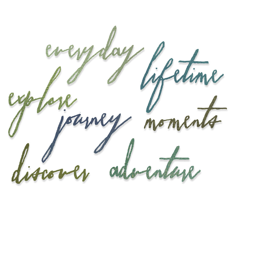 Sizzix Thinlits Die by Tim Holtz Handwritten Journey (7pcs) (660217)