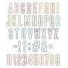 Sizzix Thinlits Die by Tim Holtz Alphanumeric Bulletin (43pcs) (666281)
