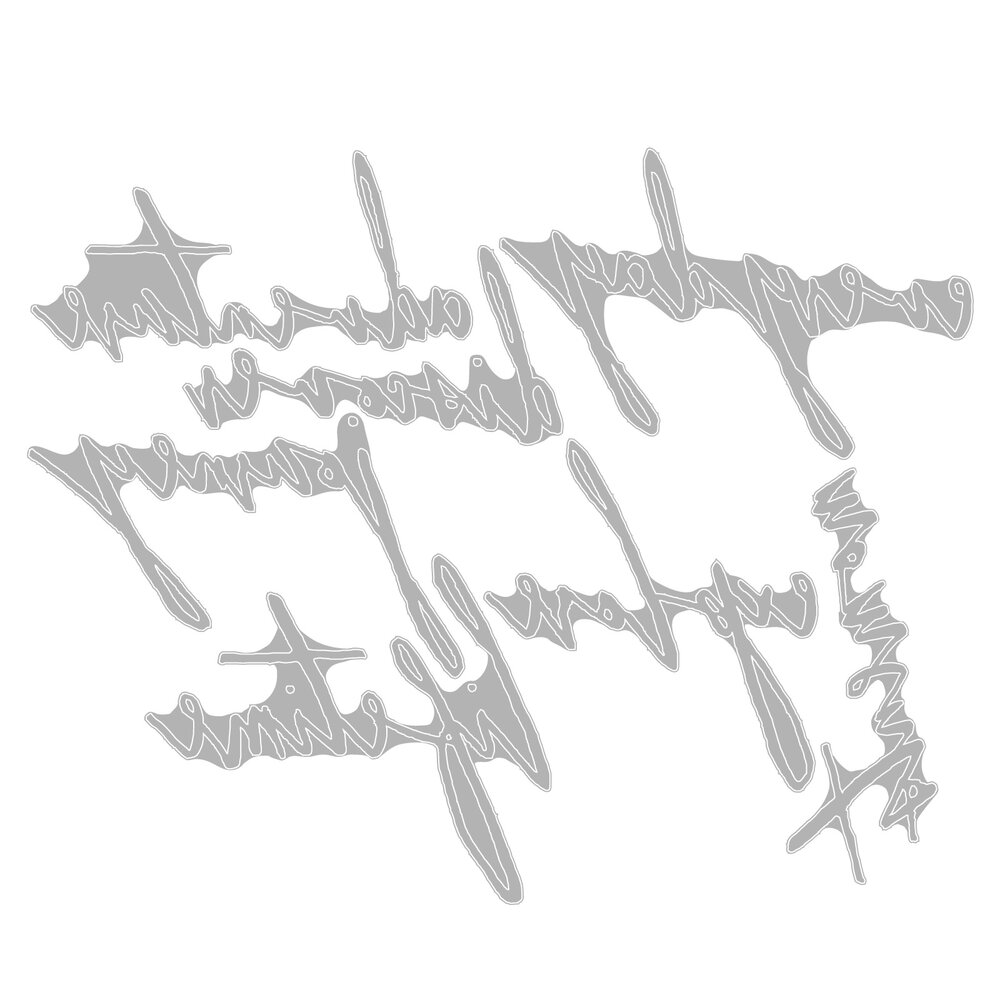 Sizzix Thinlits Die by Tim Holtz Handwritten Journey (7pcs) (660217)