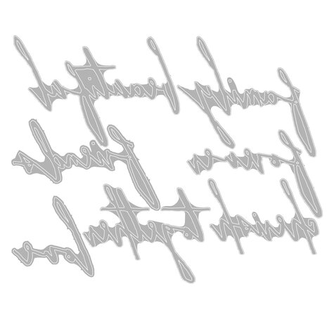 Sizzix Thinlits Die by Tim Holtz Handwritten Love (7pcs) (660218)