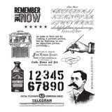 Stampers Anonymous Merchantile Tim Holtz Cling Stamps (CMS189)