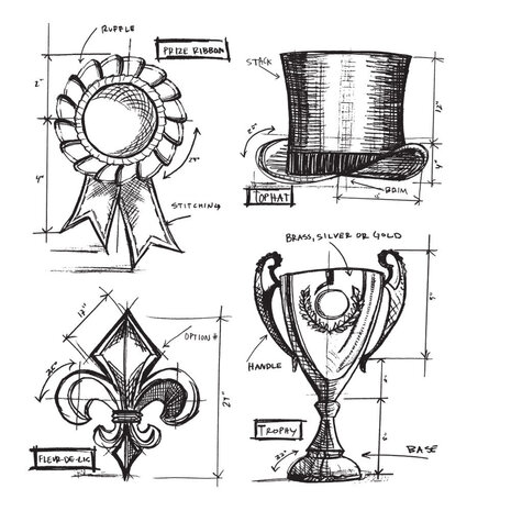 Stampers Anonymous High Society Blueprints Tim Holtz Cling Stamps (CMS193)