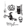 Stampers Anonymous Carved Halloween Tim Holtz Cling Stamps (CMS197) Stampers Anonymous Carved Halloween Tim Holtz Cling Stamps (CMS197)