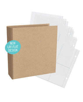Simple Stories SN@P! Simple Kraft 6x8 Inch Chipboard Binder (13337)