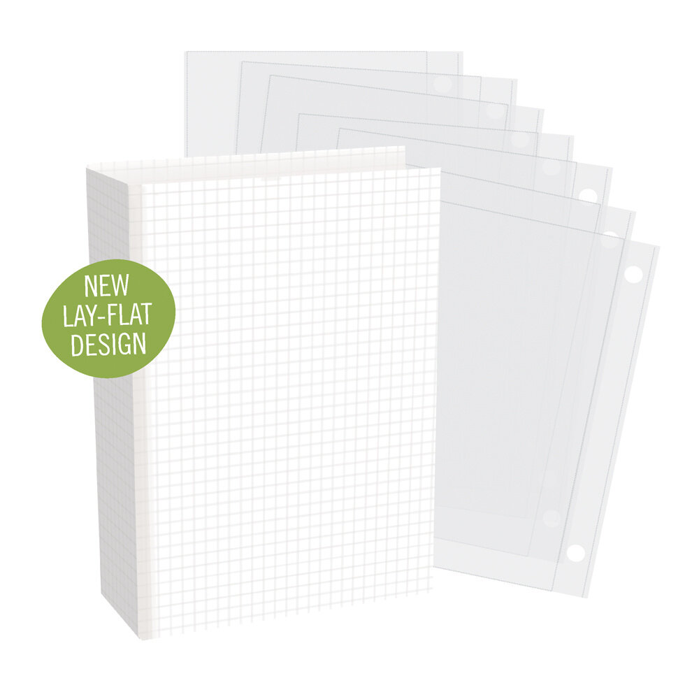 Simple Stories SN@P! Simple Grid 4x6 Inch Chipboard Binder (13334)