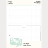 Simple Stories SN@P! Pocket 6x8 Inch Binder Inserts (13331)