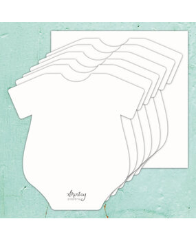 Mintay Chippies Album Base 8x8 Inch Baby Onesie (MT-CHIP6-A6)