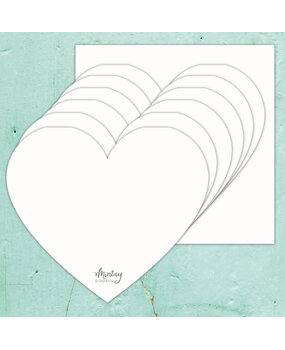 Mintay Chippies Album Base 8x8 Inch Heart (MT-CHIP6-A2)