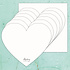 Chippies Album Base 8x8 Inch Heart (MT-CHIP6-A2)
