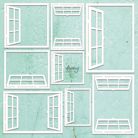 Mintay Chippies Decor 12x12 Inch Element Sheet Window Photo Frames (MT-CHIP2-D123) Mintay Chippies Decor 12x12 Inch Element Sheet Window Photo Frames (MT-CHIP2-D123)