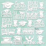 Mintay Chippies Decor 12x12 Inch Element Sheet Graduation (MT-CHIP2-D121)