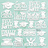 Chippies Decor 12x12 Inch Element Sheet Graduation (MT-CHIP2-D121) Chippies Decor 12x12 Inch Element Sheet Graduation (MT-CHIP2-D121)