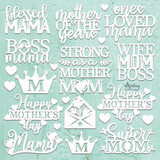 Mintay Chippies Decor 12x12 Inch Element Sheet Mother's Day (MT-CHIP2-D119)