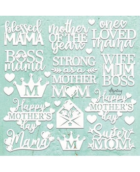 Mintay Chippies Decor 12x12 Inch Element Sheet Mother's Day (MT-CHIP2-D119)