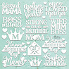 Mintay Chippies Decor 12x12 Inch Element Sheet Mother's Day (MT-CHIP2-D119)