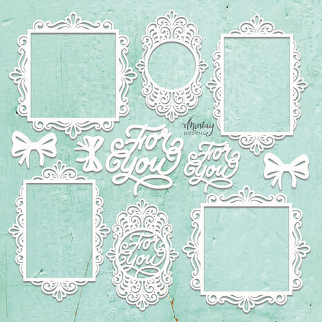 Mintay Chippies Decor 12x12 Inch Element Sheet For You (MT-CHIP2-D118) Mintay Chippies Decor 12x12 Inch Element Sheet For You (MT-CHIP2-D118)