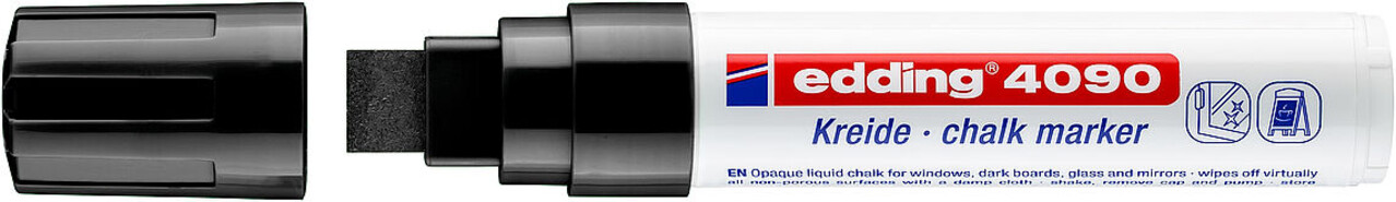 edding e-4090 Chalk Marker Black (4-4090001)